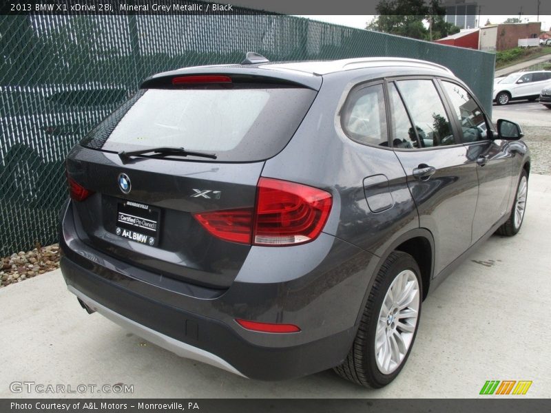 Mineral Grey Metallic / Black 2013 BMW X1 xDrive 28i