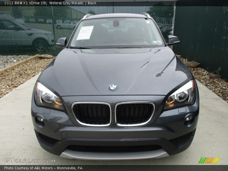 Mineral Grey Metallic / Black 2013 BMW X1 xDrive 28i