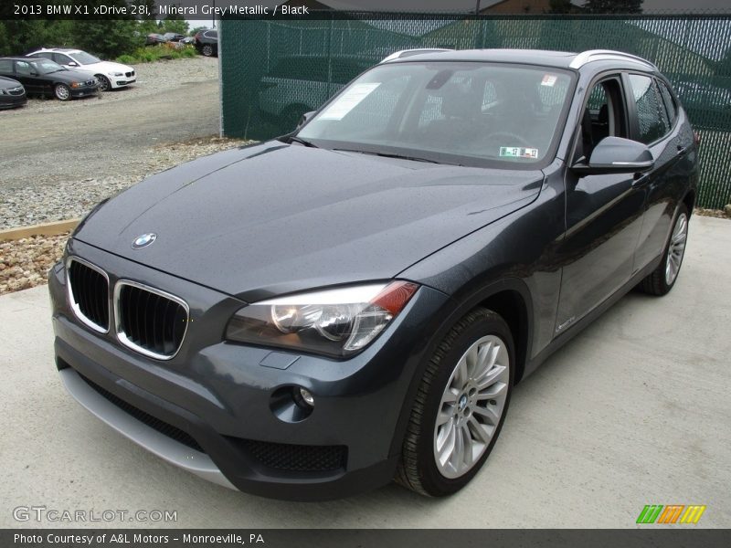 Mineral Grey Metallic / Black 2013 BMW X1 xDrive 28i