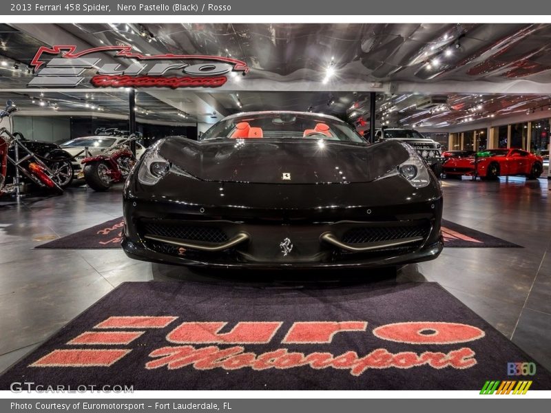 Nero Pastello (Black) / Rosso 2013 Ferrari 458 Spider