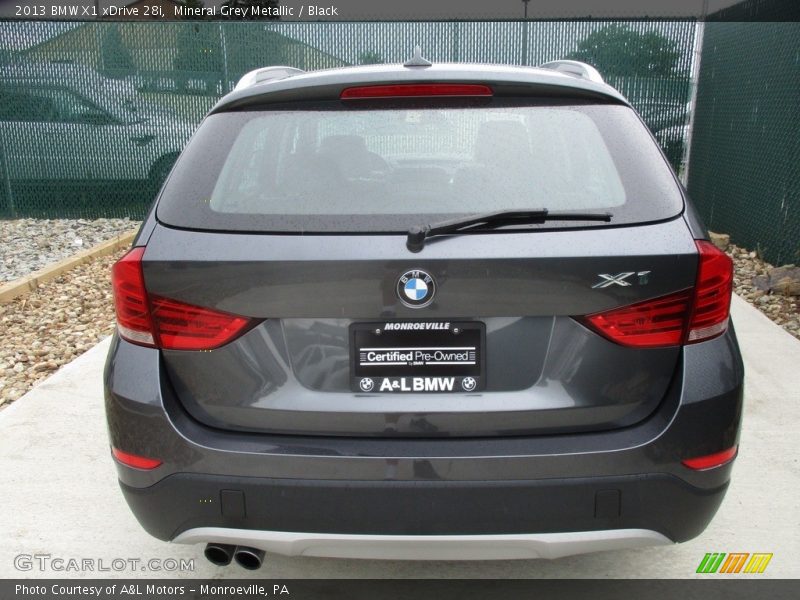 Mineral Grey Metallic / Black 2013 BMW X1 xDrive 28i