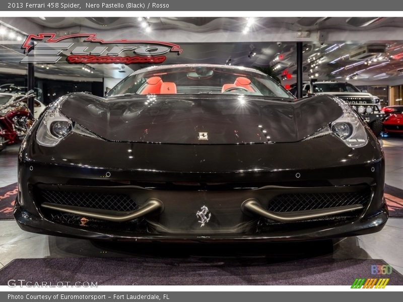 Nero Pastello (Black) / Rosso 2013 Ferrari 458 Spider