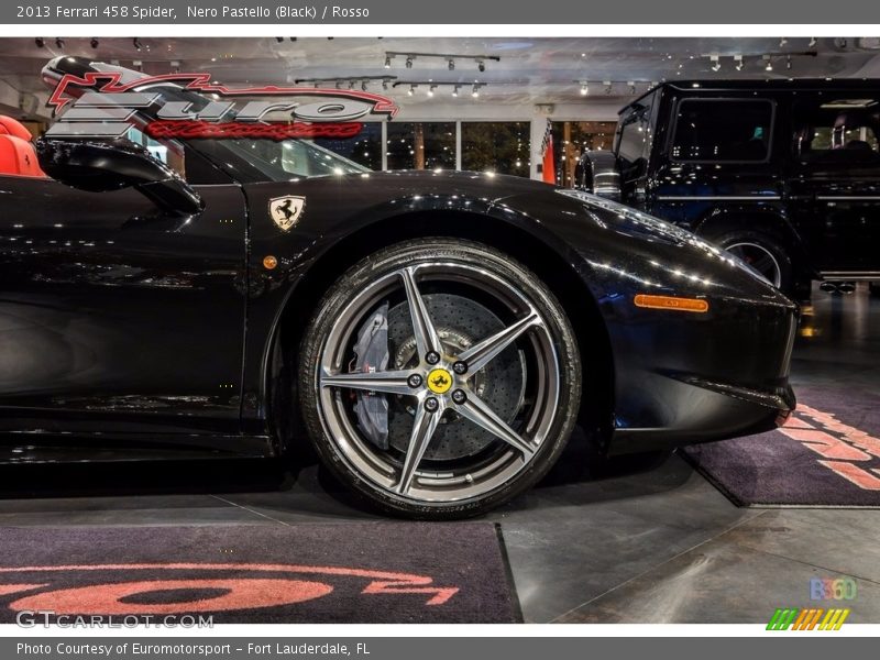 Nero Pastello (Black) / Rosso 2013 Ferrari 458 Spider