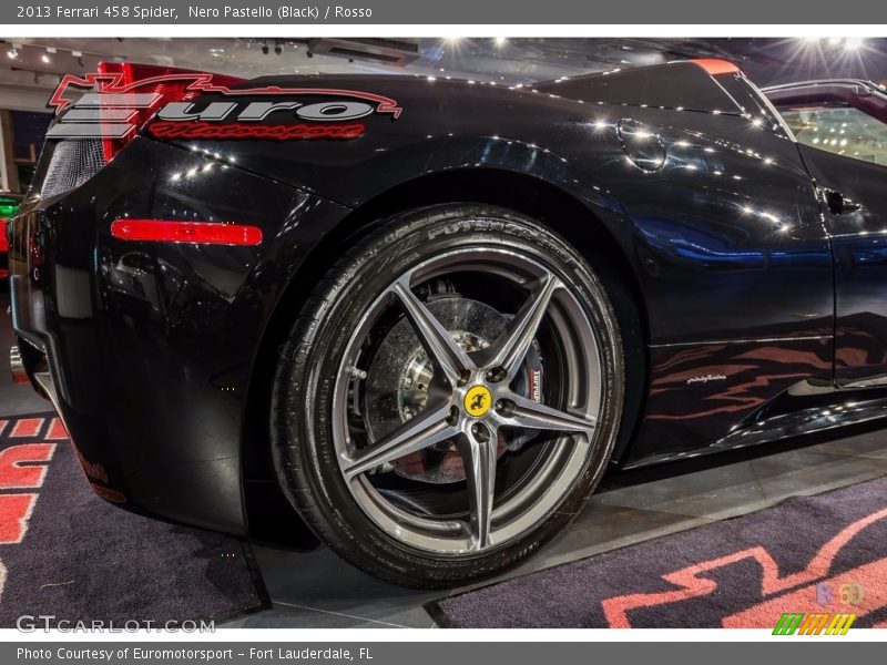 Nero Pastello (Black) / Rosso 2013 Ferrari 458 Spider