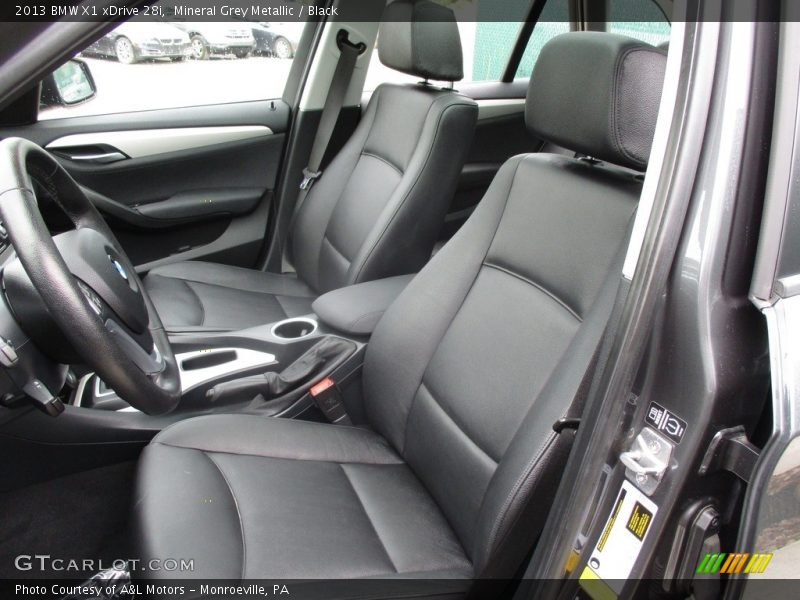 Mineral Grey Metallic / Black 2013 BMW X1 xDrive 28i
