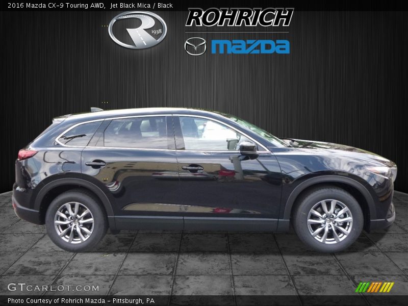 Jet Black Mica / Black 2016 Mazda CX-9 Touring AWD