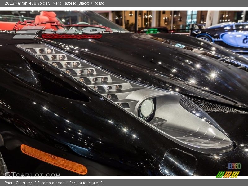 Nero Pastello (Black) / Rosso 2013 Ferrari 458 Spider