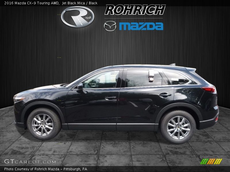 Jet Black Mica / Black 2016 Mazda CX-9 Touring AWD