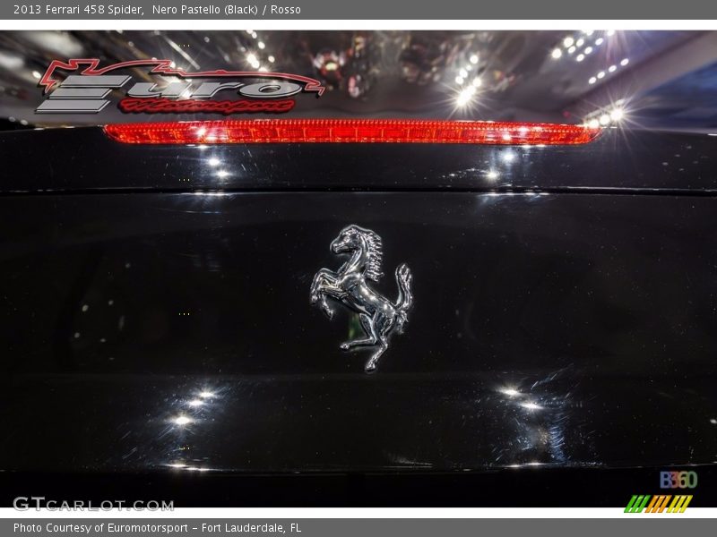 Nero Pastello (Black) / Rosso 2013 Ferrari 458 Spider