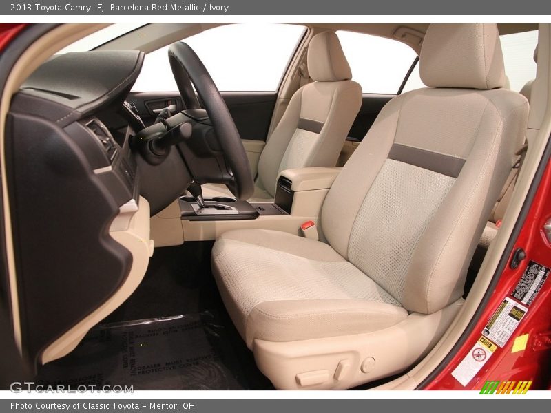 Barcelona Red Metallic / Ivory 2013 Toyota Camry LE