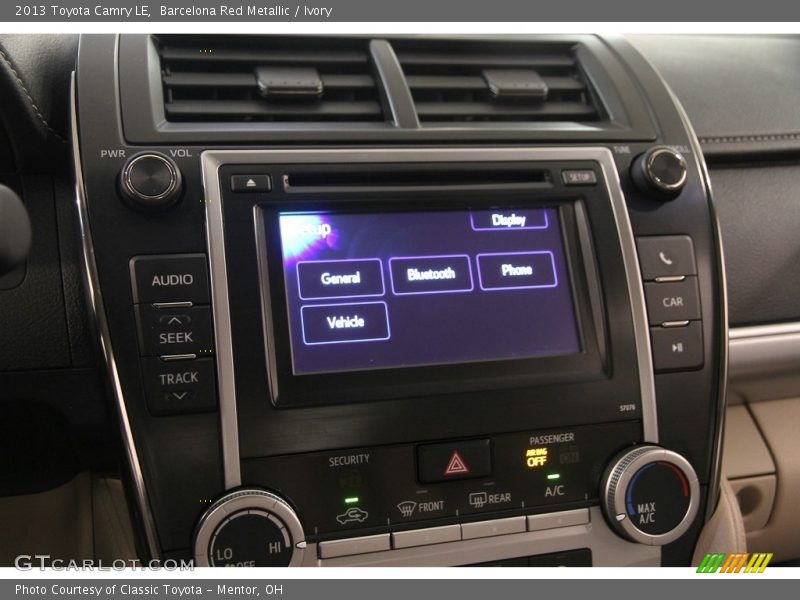 Barcelona Red Metallic / Ivory 2013 Toyota Camry LE