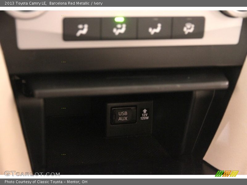 Barcelona Red Metallic / Ivory 2013 Toyota Camry LE