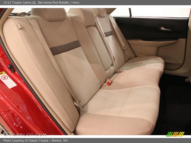Barcelona Red Metallic / Ivory 2013 Toyota Camry LE
