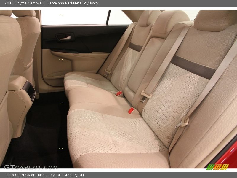 Barcelona Red Metallic / Ivory 2013 Toyota Camry LE