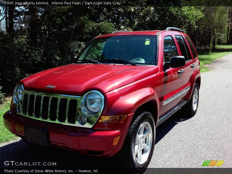 Inferno Red Pearl / Dark/Light Slate Gray 2006 Jeep Liberty Limited