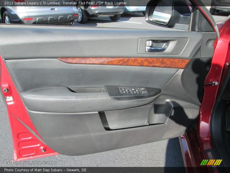 Venetian Red Pearl / Off Black Leather 2013 Subaru Legacy 2.5i Limited