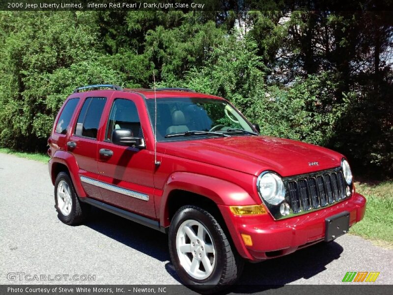 Inferno Red Pearl / Dark/Light Slate Gray 2006 Jeep Liberty Limited