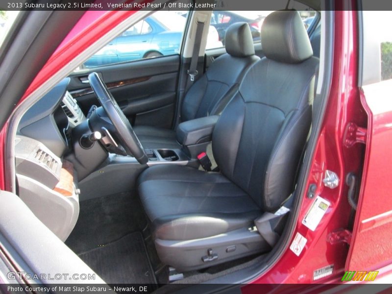 Venetian Red Pearl / Off Black Leather 2013 Subaru Legacy 2.5i Limited