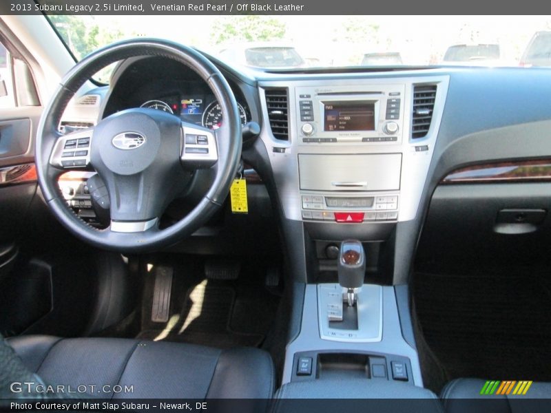 Venetian Red Pearl / Off Black Leather 2013 Subaru Legacy 2.5i Limited