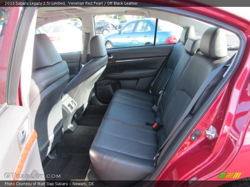 Venetian Red Pearl / Off Black Leather 2013 Subaru Legacy 2.5i Limited