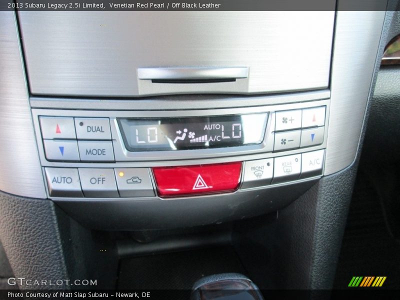 Venetian Red Pearl / Off Black Leather 2013 Subaru Legacy 2.5i Limited