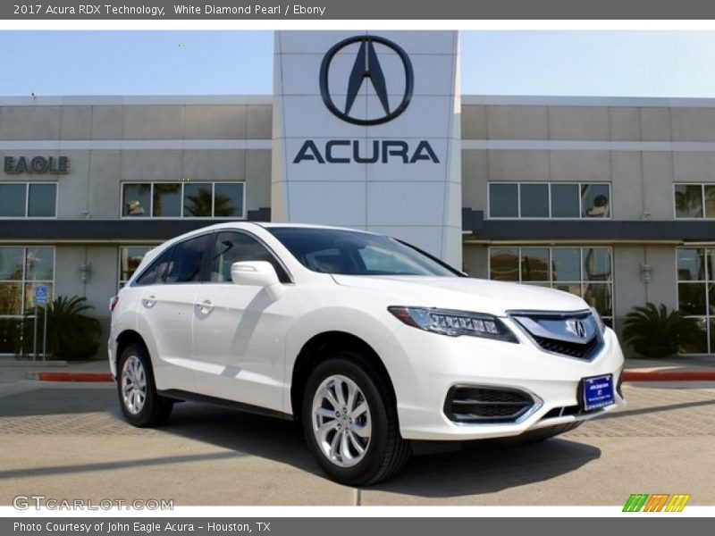 White Diamond Pearl / Ebony 2017 Acura RDX Technology