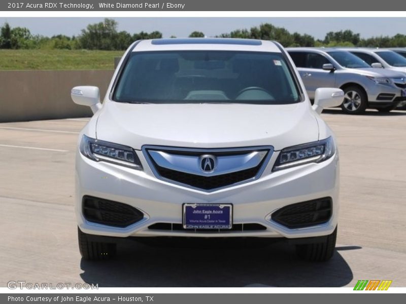 White Diamond Pearl / Ebony 2017 Acura RDX Technology