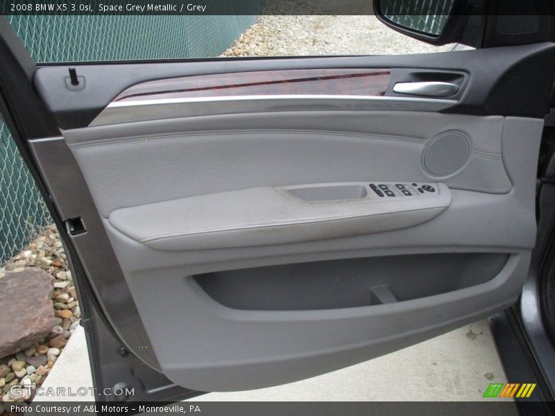 Space Grey Metallic / Grey 2008 BMW X5 3.0si