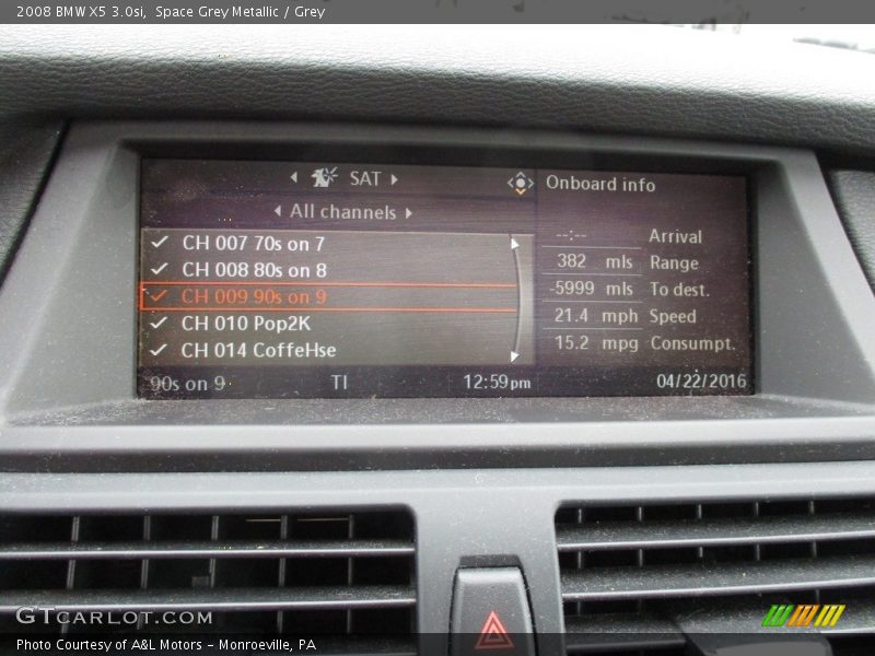 Space Grey Metallic / Grey 2008 BMW X5 3.0si