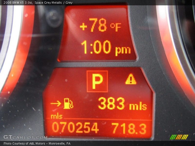 Space Grey Metallic / Grey 2008 BMW X5 3.0si