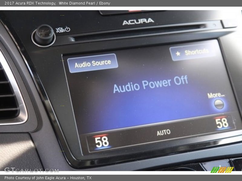 White Diamond Pearl / Ebony 2017 Acura RDX Technology