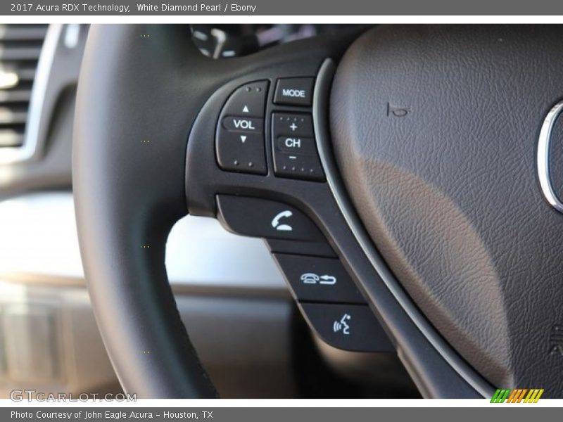 White Diamond Pearl / Ebony 2017 Acura RDX Technology