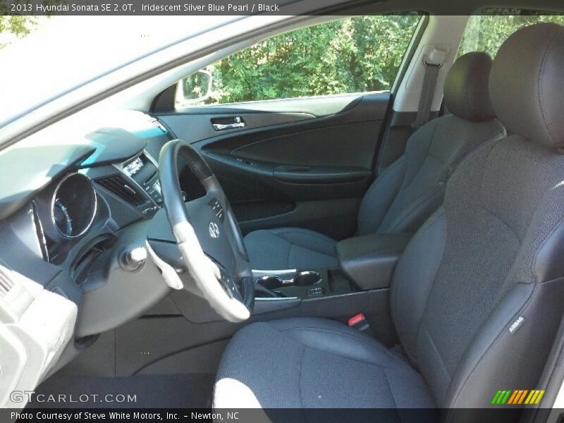 Iridescent Silver Blue Pearl / Black 2013 Hyundai Sonata SE 2.0T