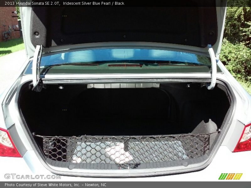 Iridescent Silver Blue Pearl / Black 2013 Hyundai Sonata SE 2.0T