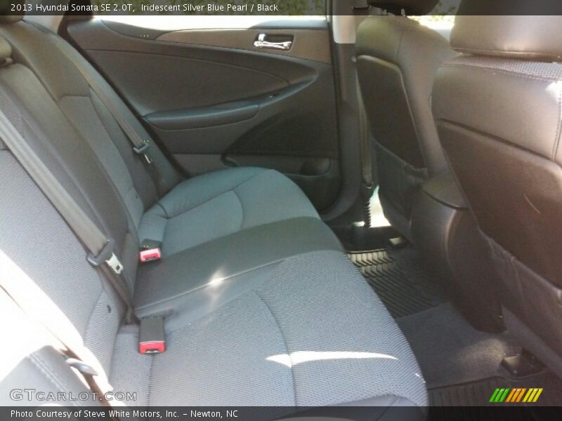 Iridescent Silver Blue Pearl / Black 2013 Hyundai Sonata SE 2.0T