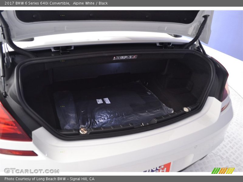 Alpine White / Black 2017 BMW 6 Series 640i Convertible
