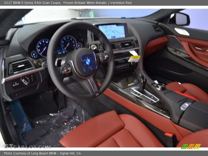 Vermilion Red Interior - 2017 6 Series 640i Gran Coupe 