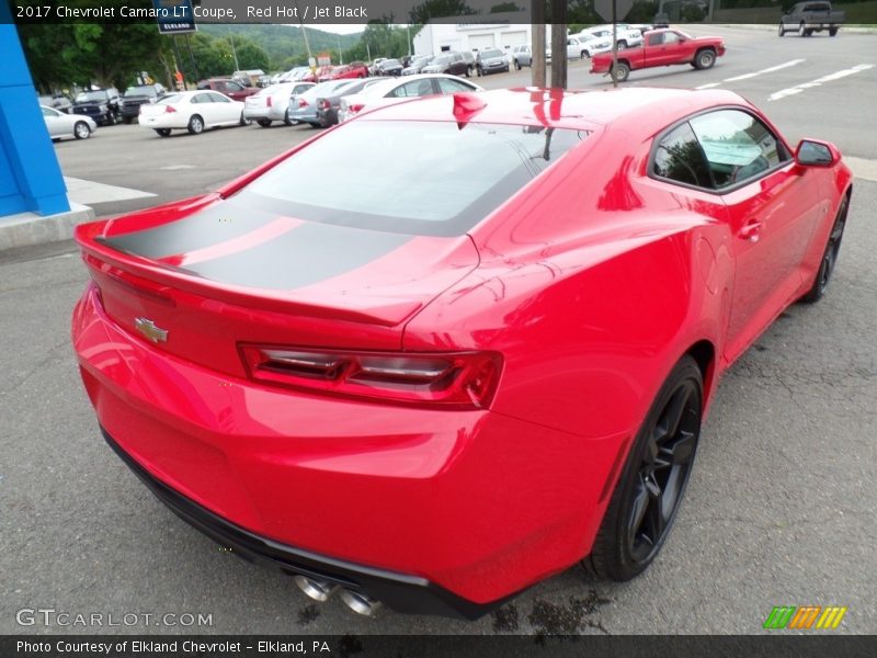 Red Hot / Jet Black 2017 Chevrolet Camaro LT Coupe