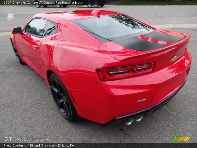 Red Hot / Jet Black 2017 Chevrolet Camaro LT Coupe