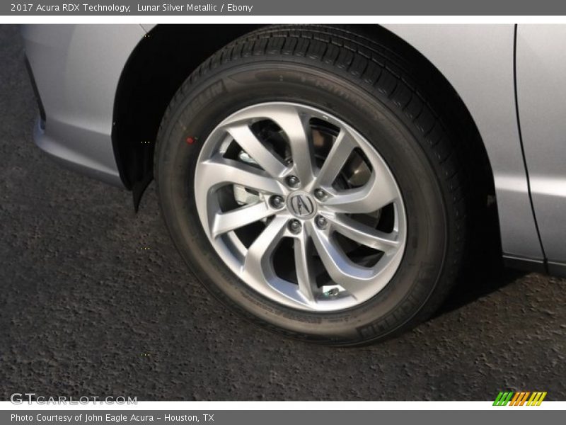 Lunar Silver Metallic / Ebony 2017 Acura RDX Technology
