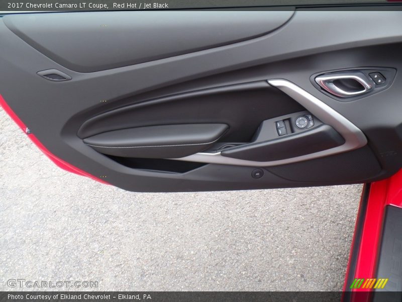 Red Hot / Jet Black 2017 Chevrolet Camaro LT Coupe