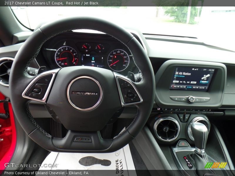 Red Hot / Jet Black 2017 Chevrolet Camaro LT Coupe