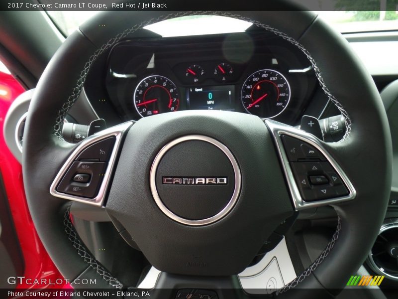 Red Hot / Jet Black 2017 Chevrolet Camaro LT Coupe