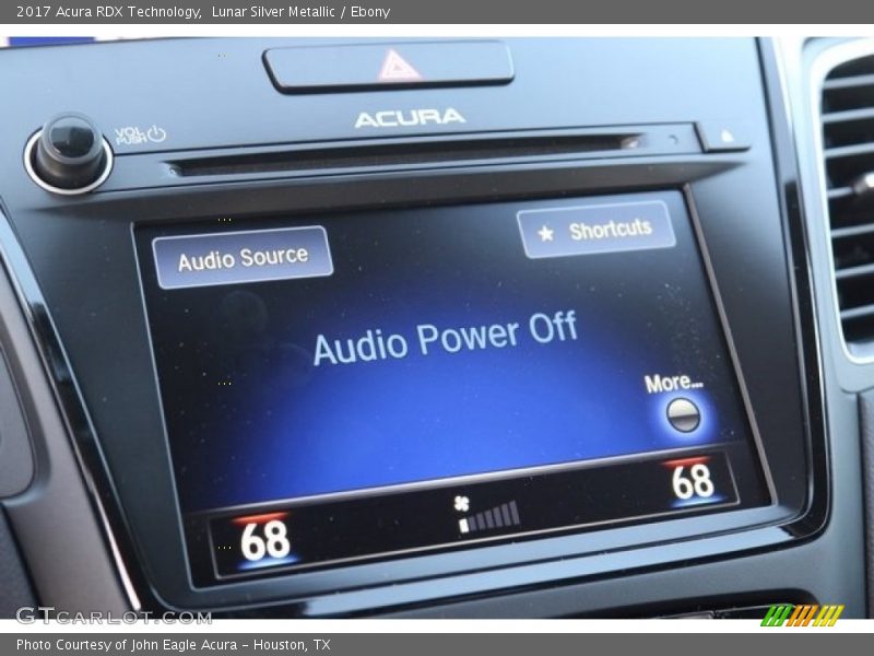 Lunar Silver Metallic / Ebony 2017 Acura RDX Technology