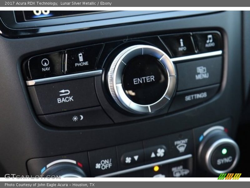 Lunar Silver Metallic / Ebony 2017 Acura RDX Technology