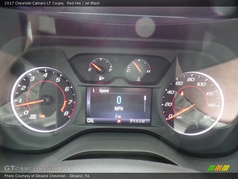 Red Hot / Jet Black 2017 Chevrolet Camaro LT Coupe
