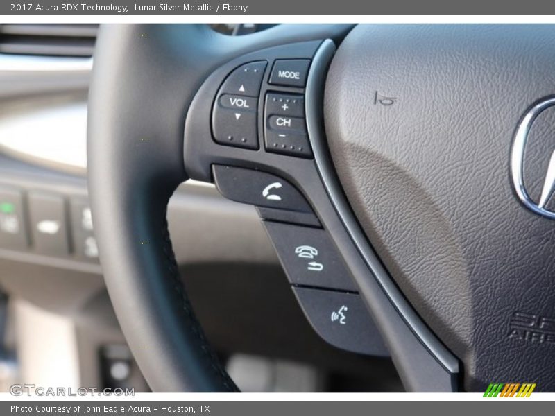 Lunar Silver Metallic / Ebony 2017 Acura RDX Technology