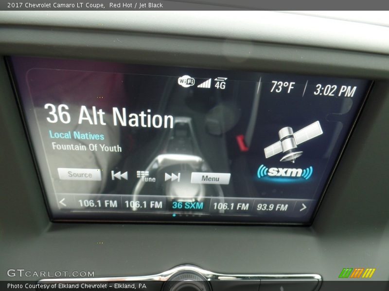 Red Hot / Jet Black 2017 Chevrolet Camaro LT Coupe