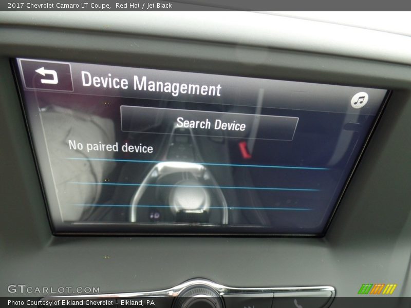 Red Hot / Jet Black 2017 Chevrolet Camaro LT Coupe