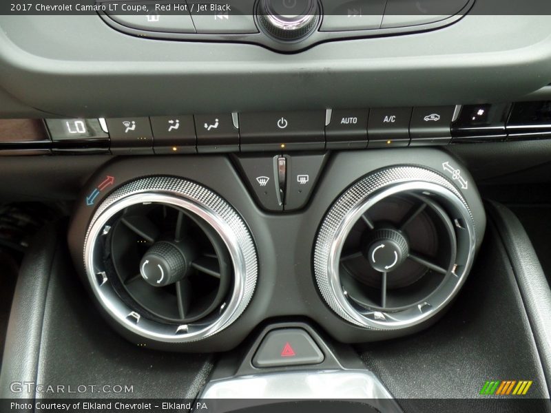 Red Hot / Jet Black 2017 Chevrolet Camaro LT Coupe